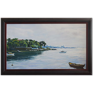 View From The Bosphorus Oil Painting