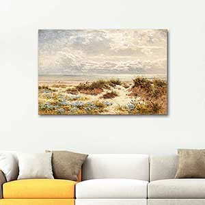 Benjamin Williams Leader Beach with Approaching Clouds Art Print