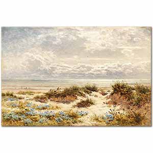 Benjamin Williams Leader Beach with Approaching Clouds Art Print
