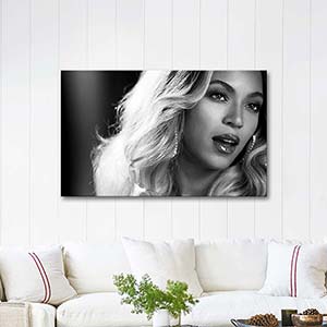 Beyonce Portresi Kanvas Tablo