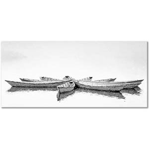 Boats on the Water Art Print