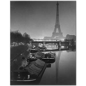 Brassai The Eiffel Tower at Twilight Art Print