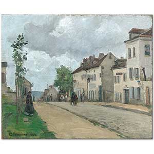 Camille Pissarro Rue de Gisors Art Print