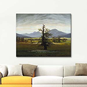 Caspar David Friedrich The Lonely Tree Art Print