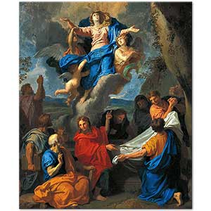 Charles Le Brun Bakirenin Göğe Yükselişi Kanvas Tablo