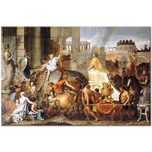 Charles Le Brun Entry of Alexander into Babylon Art Print