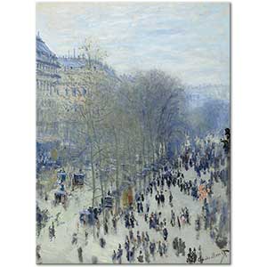 Claude Monet Boulevard des Capucines Art Print