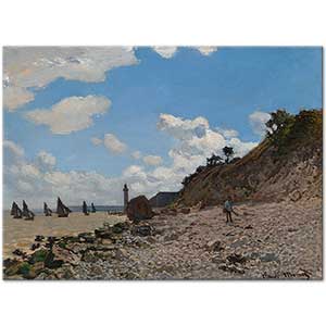 Claude Monet The Beach at Honfleur Art Print