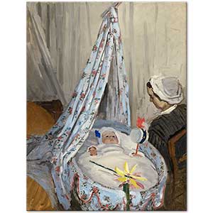 Claude Monet The Cradle Art Print
