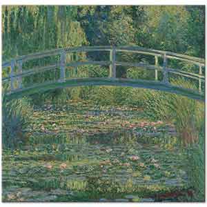 Claude Monet Nilüfer Göleti Kanvas Tablo
