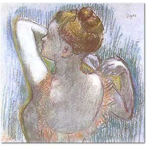 Edgar Degas Hazırlanan Balerin