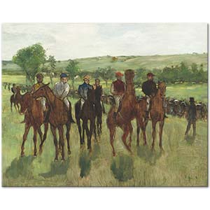 Edgar Degas The Riders Art Print