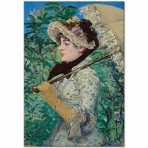 Edouard Manet Jeanne Spring Art Print