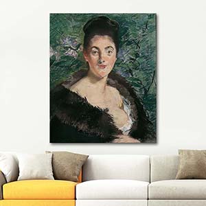 Edouard Manet Lady in a Fur Art Print