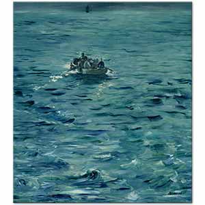 Edouard Manet Rocheforts Escape Art Print