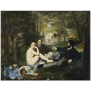 Edouard Manet Kahvaltı Kanvas Tablo