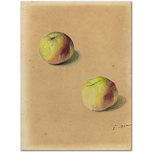 Edouard Manet Two Apples Art Print