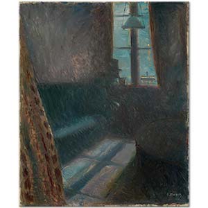 Edvard Munch Night in Saint-Cloud Art Print