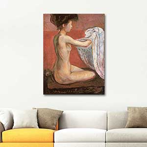 Edvard Munch Paris Nude Art Print