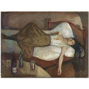 Edvard Munch The Day After Art Print