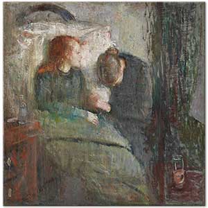 Edvard Munch The Sick Child Art Print