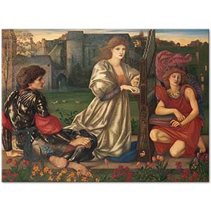 Edward Burne Jones The Love Song Art Print