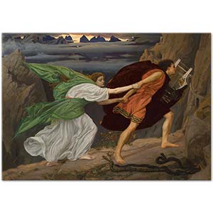 Edward John Poynter Orpheus and Eurydice Art Print