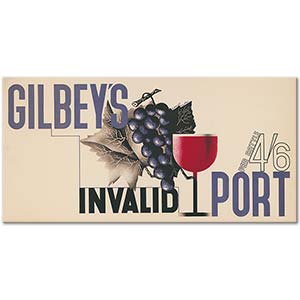 Edward McKnight Kauffer Gilbeys Invalid Port Art Print