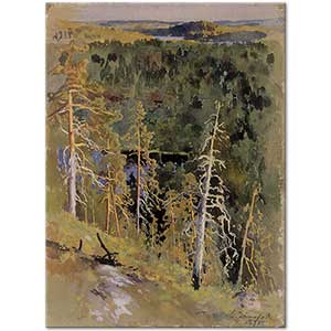 Eero Järnefelt Forest Landscape Art Print