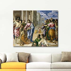 El Greco Christ Healing The Blind Art Print