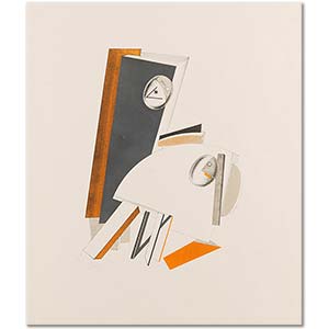 El Lissitzky Endişeliler Kanvas Tablo