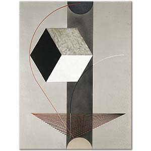 El Lissitzky Proun 99 Kanvas Tablo