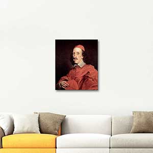 Francesco Bacchiacca Kardinal Leopoldo de Medici'nin Portresi Kanvas Tablo