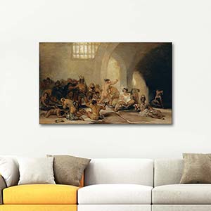 Francisco de Goya Madhouse Art Print