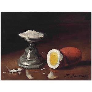 François Bonvin Still Life with Egg Art Print