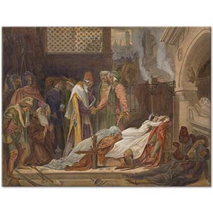 Frederic Leighton The Reconciliation Of The Montagues And The Capulets Art Print