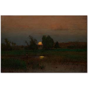 George Inness Moonrise Art Print