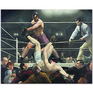 George Wesley Bellows Dempsey and Firpo Art Print