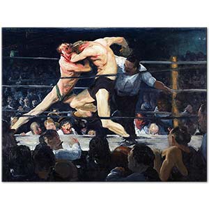 George Wesley Bellows Stag Night at Sharkey's Art Print