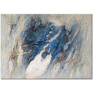 Gerhard Hoehme Ascending Blue Art Print