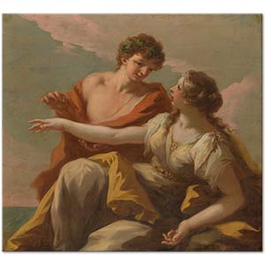 Giovanni Antonio Pellegrini Bacchus and Ariadne Art Print