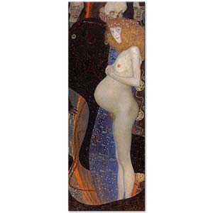 Gustav Klimt Umut 01 Kanvas Tablo
