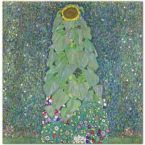 Gustav Klimt Ayçiçekleri Kanvas Tablo