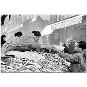 Henri Cartier Bresson Fish Market Art print