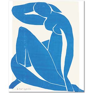Henri Matisse Mavi Nü 02 Kanvas Tablo