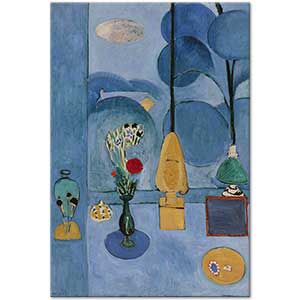 Henri Matisse Mavi Pencere Kanvas Tablo