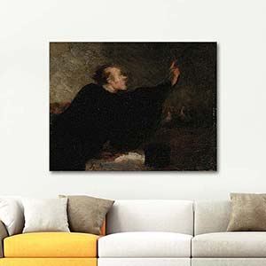Honore Daumier Pleading Lawyer Art Print