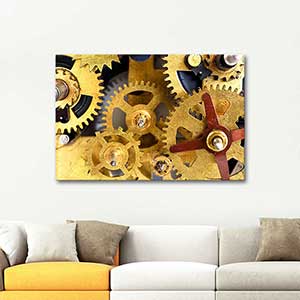 Impellers and Gears Art Print