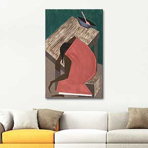 Jacob Lawrence The Negro Was Used to Lynching Art Print