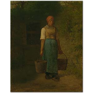 Jean-François Millet Girl Carrying Water Art Print
